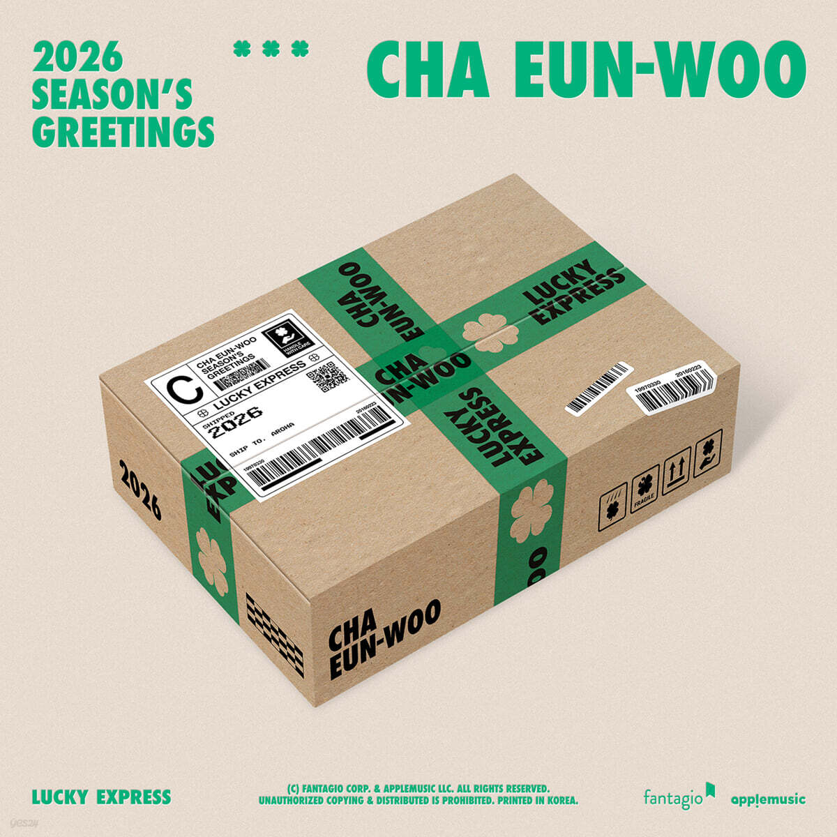 [PRE-ORDER] CHA EUN WOO - 2026 SEASON'S GREETINGS [LUCKY EXPRESS] CHA EUN WOO  DKshop