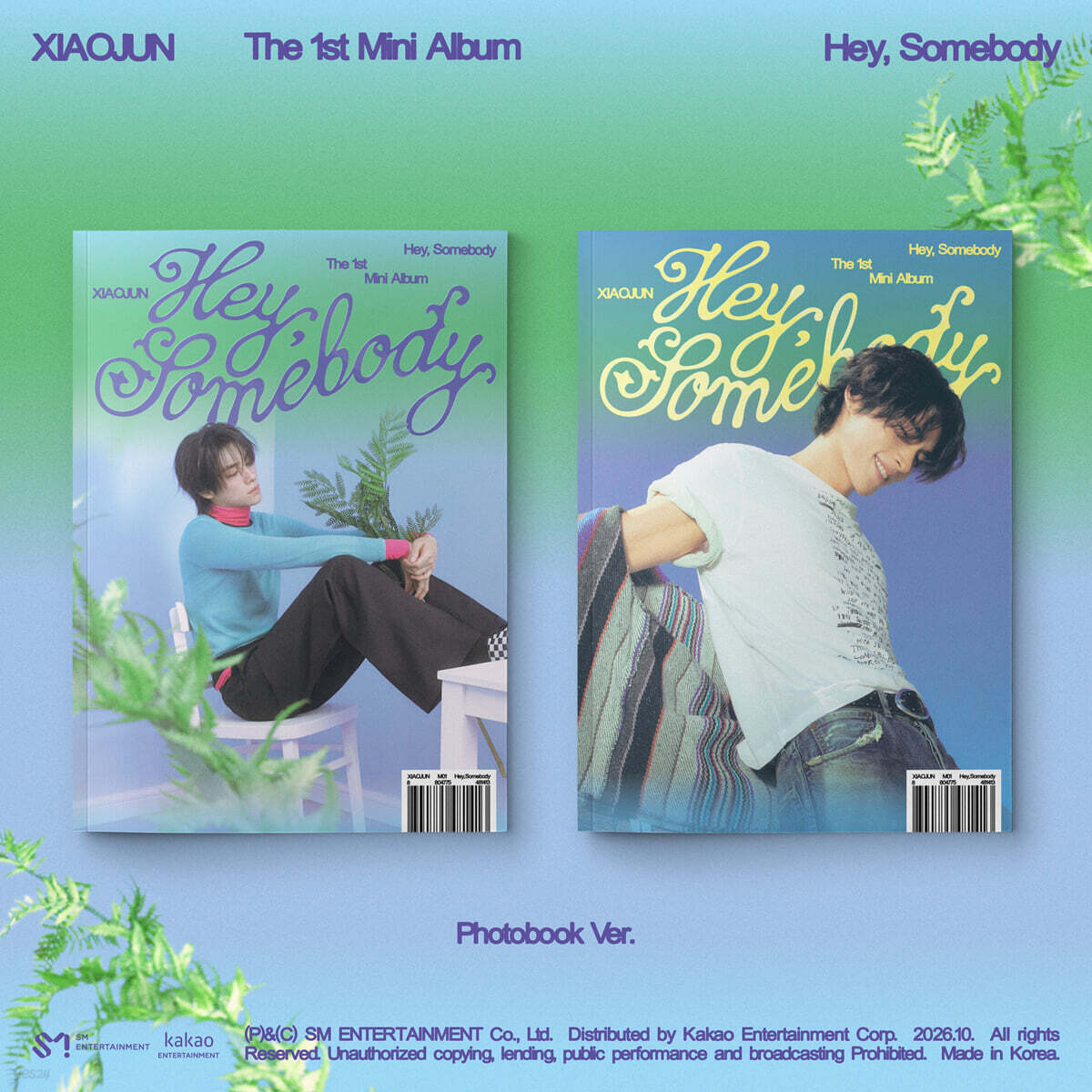 [PRE-ORDER] XIAOJUN (WayV) - 1st Mini Album Hey, Somebody NCT  DKshop