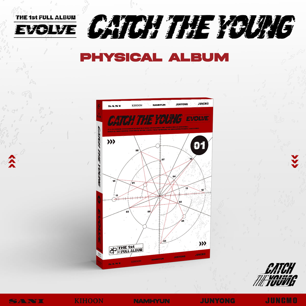 [PRE-ORDER] CATCH THE YOUNG - 1st Full Album EVOLVE