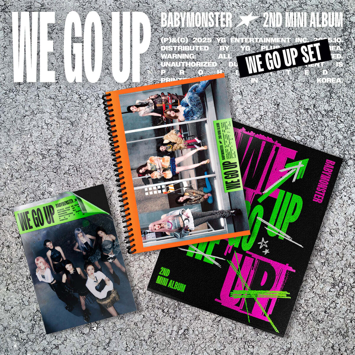 [PRE-ORDER] BABYMONSTER - 2nd Mini Album WE GO UP BABYMONSTER  DKshop