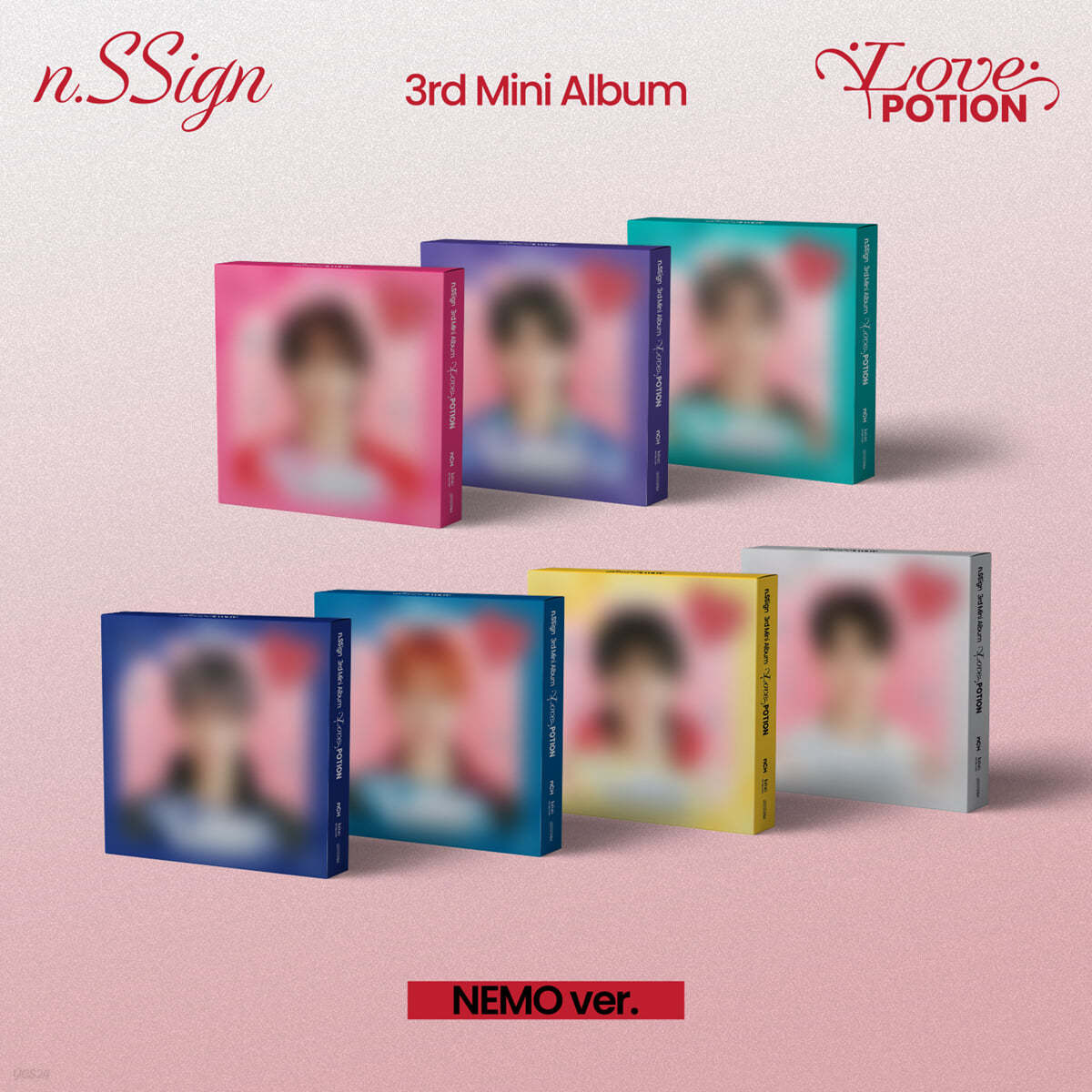 [PRE-ORDER] n.SSign - 3rd Mini Album Love Potion (NEMO Ver.)