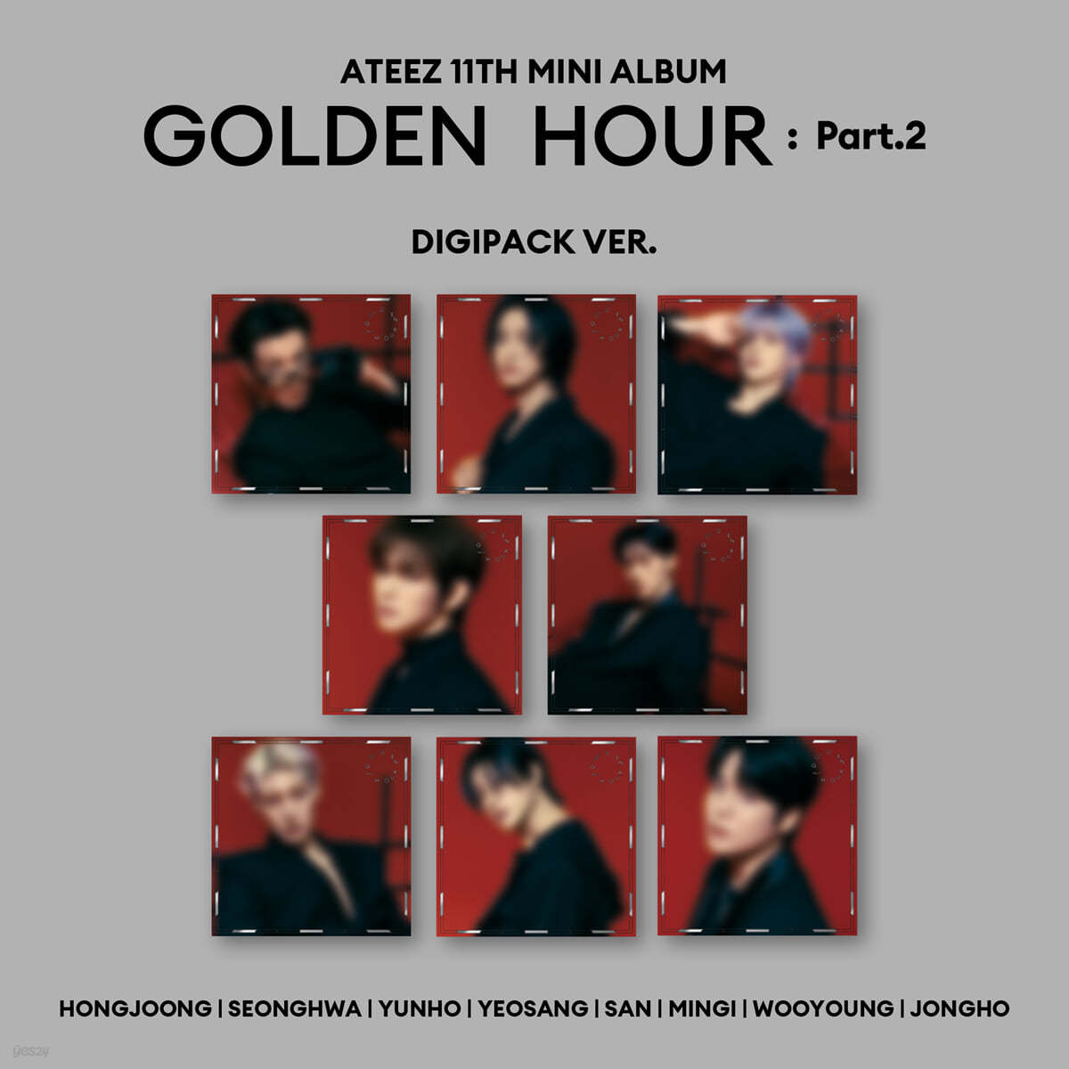 ATEEZ - 11th Mini Album GOLDEN HOUR : Part.2 (Digipack Ver.) (Random Ver.)