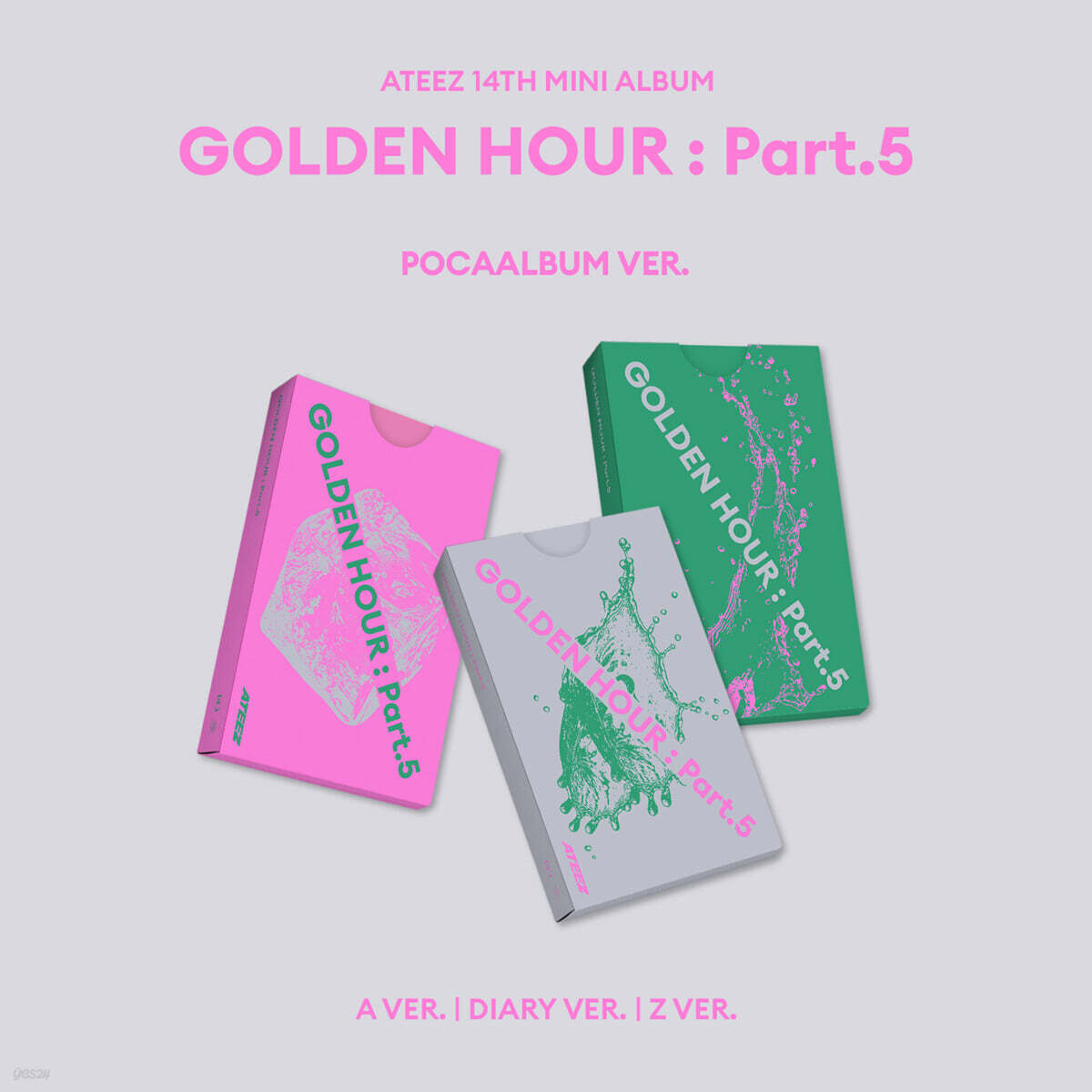 [PRE-ORDER] ATEEZ - 14th Mini Album GOLDEN HOUR : Part.5 (POCAALBUM) ATEEZ  DKshop