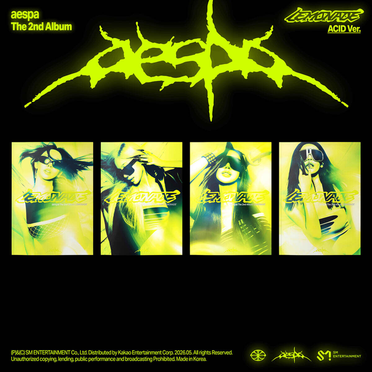 [PRE-ORDER] aespa - 2nd Album LEMONADE (ACID Ver.) aespa  DKshop