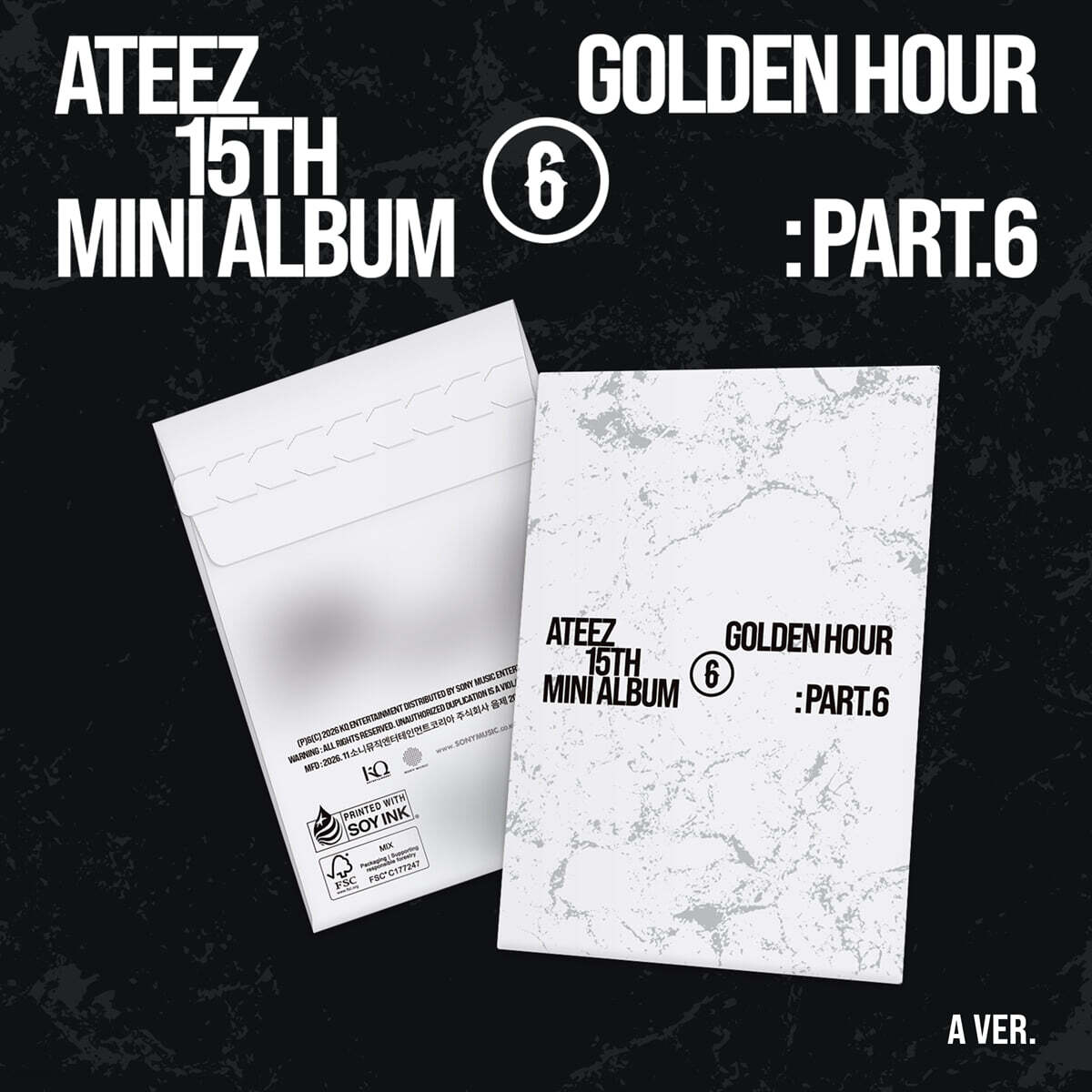 [PRE-ORDER] ATEEZ - 15th Mini Album GOLDEN HOUR : Part.6 (POCAALBUM) ATEEZ  DKshop