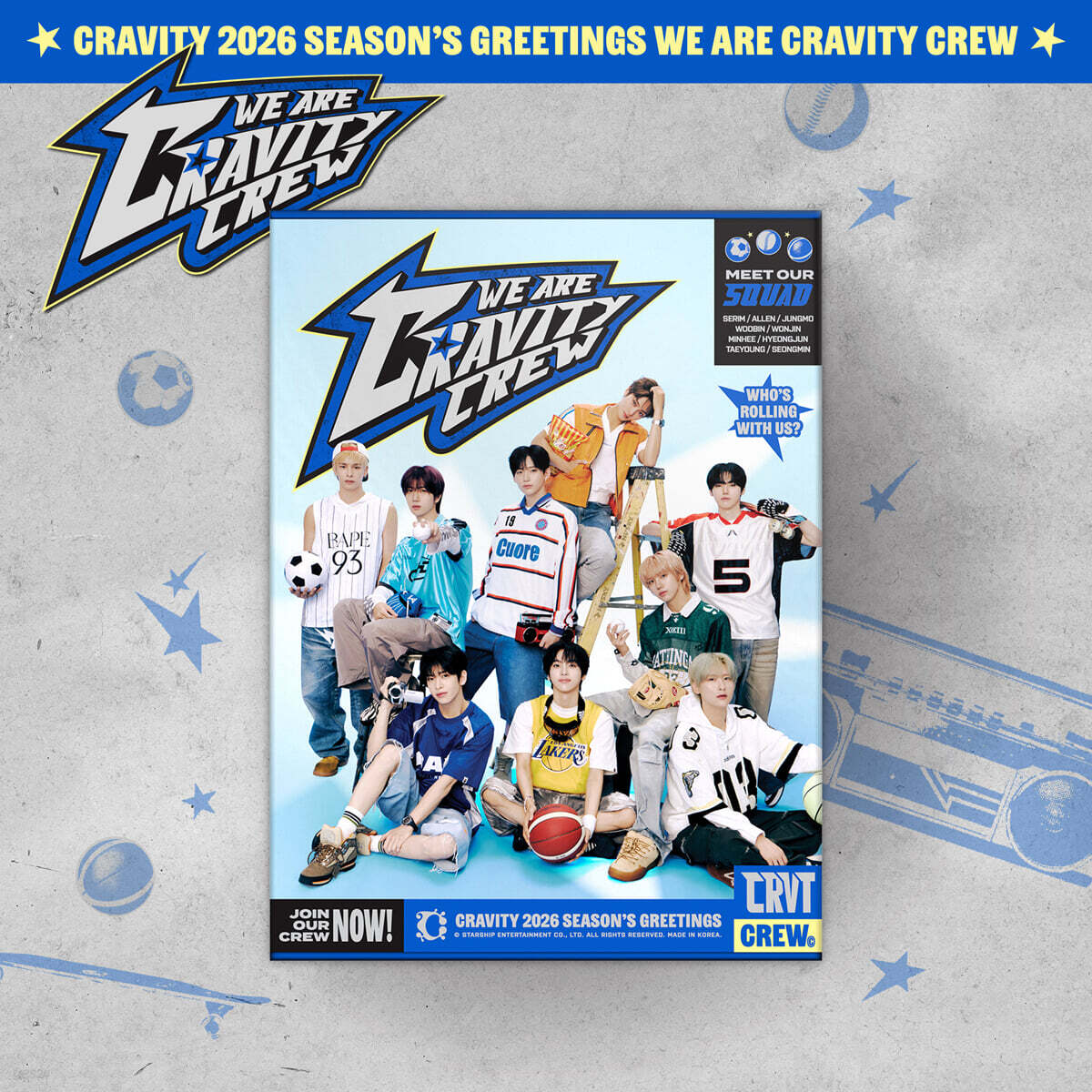 [PRE-ORDER] CRAVITY - 2026 SEASON'S GREETINGS [WE ARE CRAVITY CREW] CRAVITY  DKshop