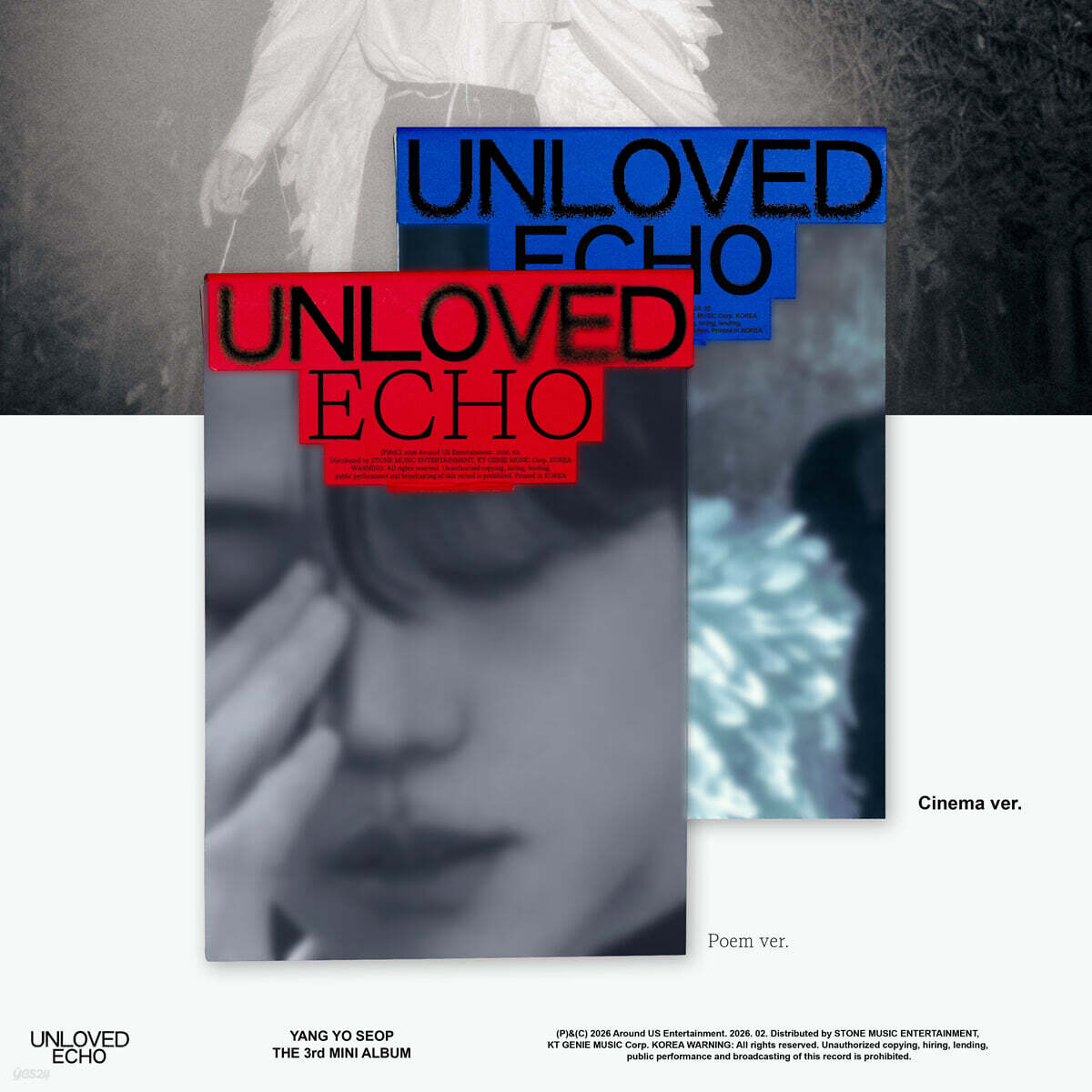 YANG YO SEOP - 3rd Mini Album Unloved Echo (Random Ver.) HIGHLIGHT  DKshop