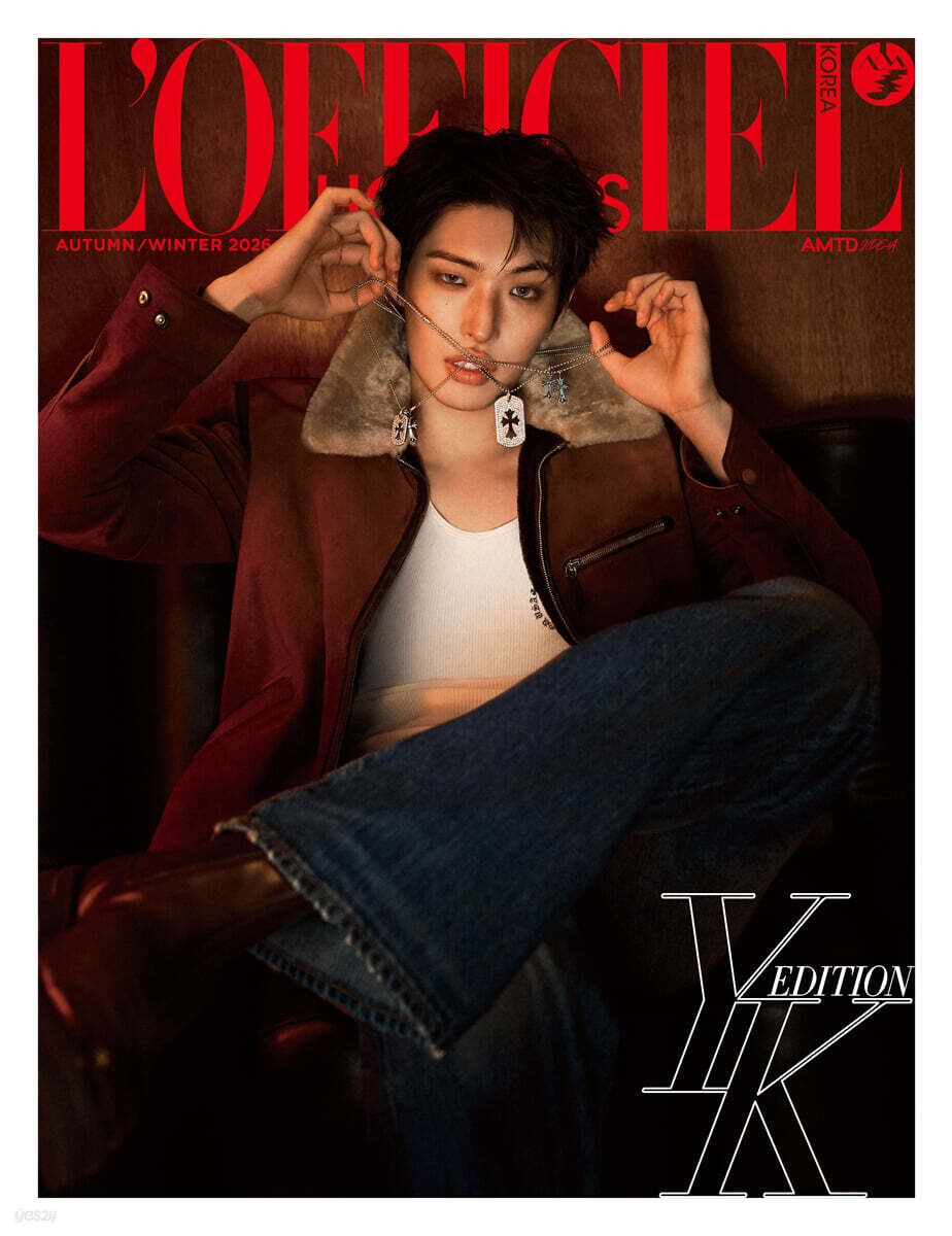 [PRE-ORDER] L'OFFICIEL HOMME KOREA MAGAZINE 2026 F/W (COVER : ATEEZ MINGI) ATEEZ  DKshop