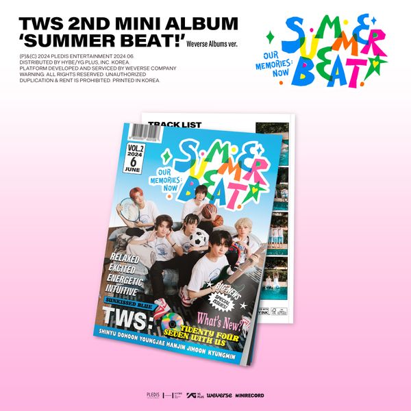 TWS - 2nd Mini Album SUMMER BEAT! (Weverse Albums Ver.)