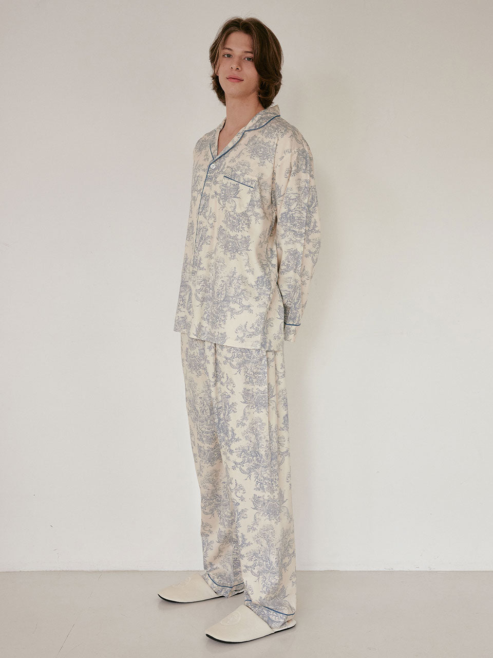 LUNALUZ MEN_Versailles modal cotton pajama set LUNALUZ  DKshop