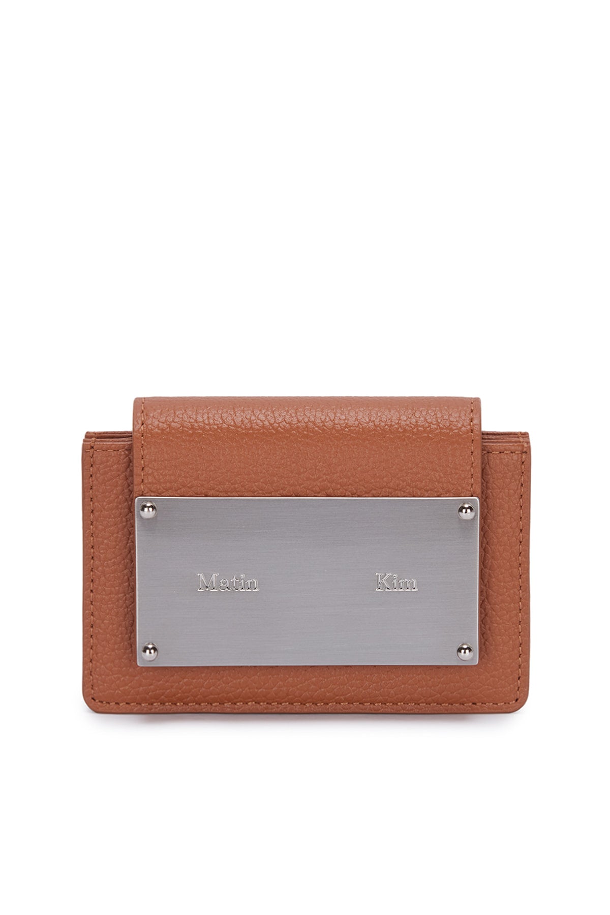 【MATIN KIM】 ACCORDION WALLET ACCORDION WALLET IN DARK SILVER – Matin Kim