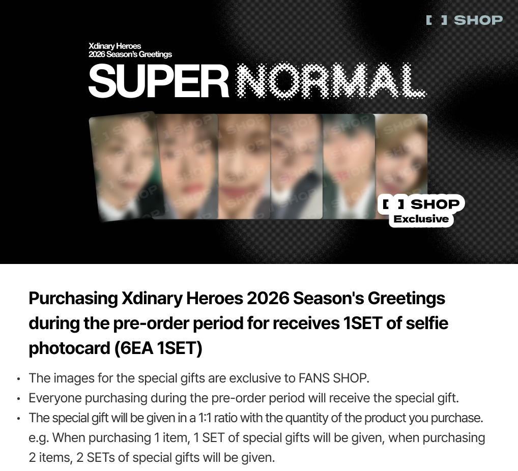 [PRE-ORDER] Xdinary Heroes - 2026 SEASON'S GREETINGS [SUPER NORMAL] Xdinary Heroes  DKshop