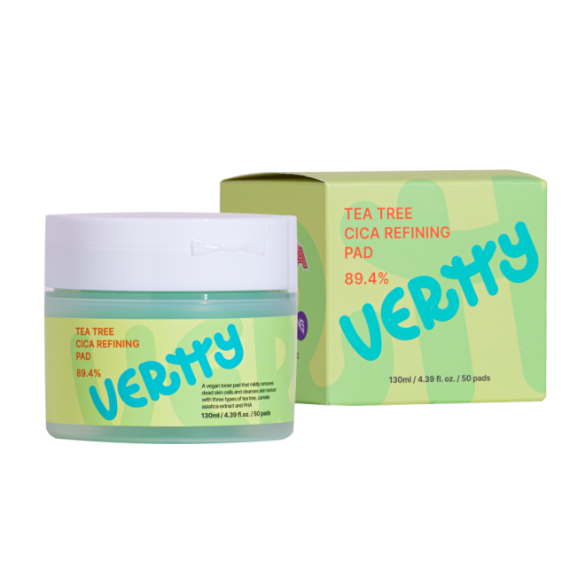 [VERTTY] TEA TREE CICA REFINING PAD 130ml (50 pads) VERTTY  DKshop