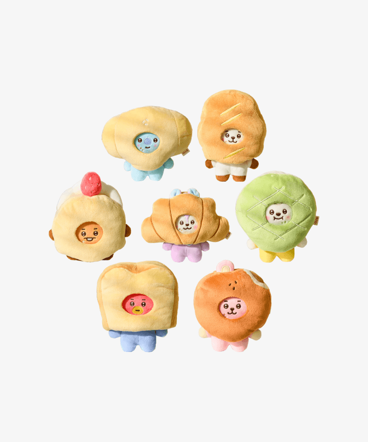 BT21 BABY BAKERY SHOP PLUSH KEYRING COSTUME PLUSH DOLL