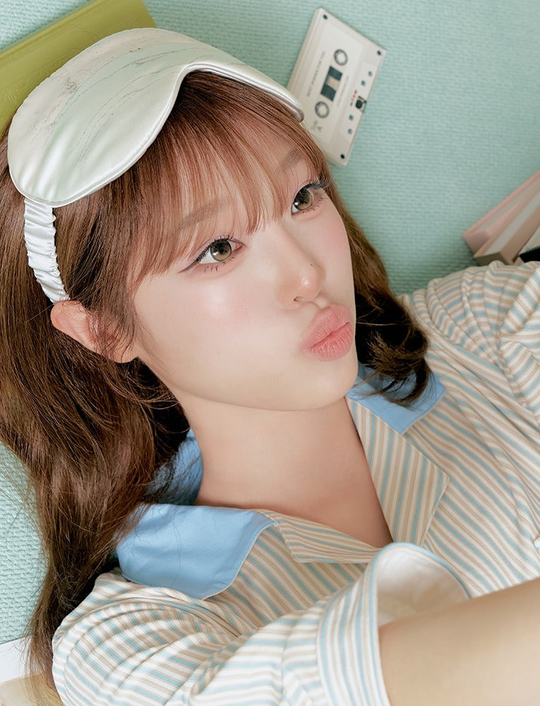 Judy N Cress Clean Fit Long Sleeve Pajama Set (CHOI YENA Wear) Judy N  DKshop
