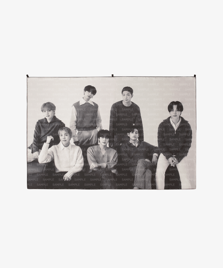 [Grip x DK] BTS - OFFICIAL MONOCHROME MERCH FABRIC POSTER – DKshop