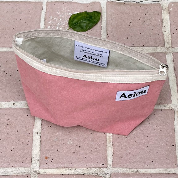Aeiou Basic Pouch (L size) Stockholm Pink Aeiou  DKshop