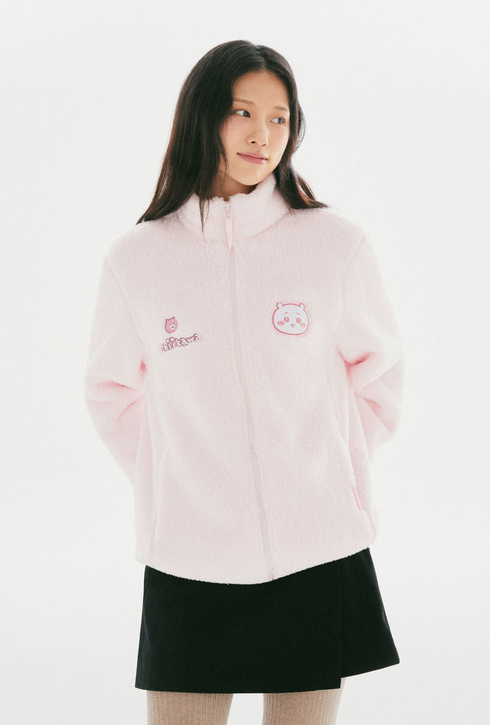 [SPAO × CHIIKAWA] Basic Fur Fleece Zip-Up Jacket (12/18~) SPAO  DKshop