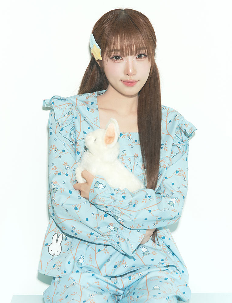 [Judy N X MIFFY] Miffy Garden Women's Long Sleeve Pajama Set Judy N  DKshop