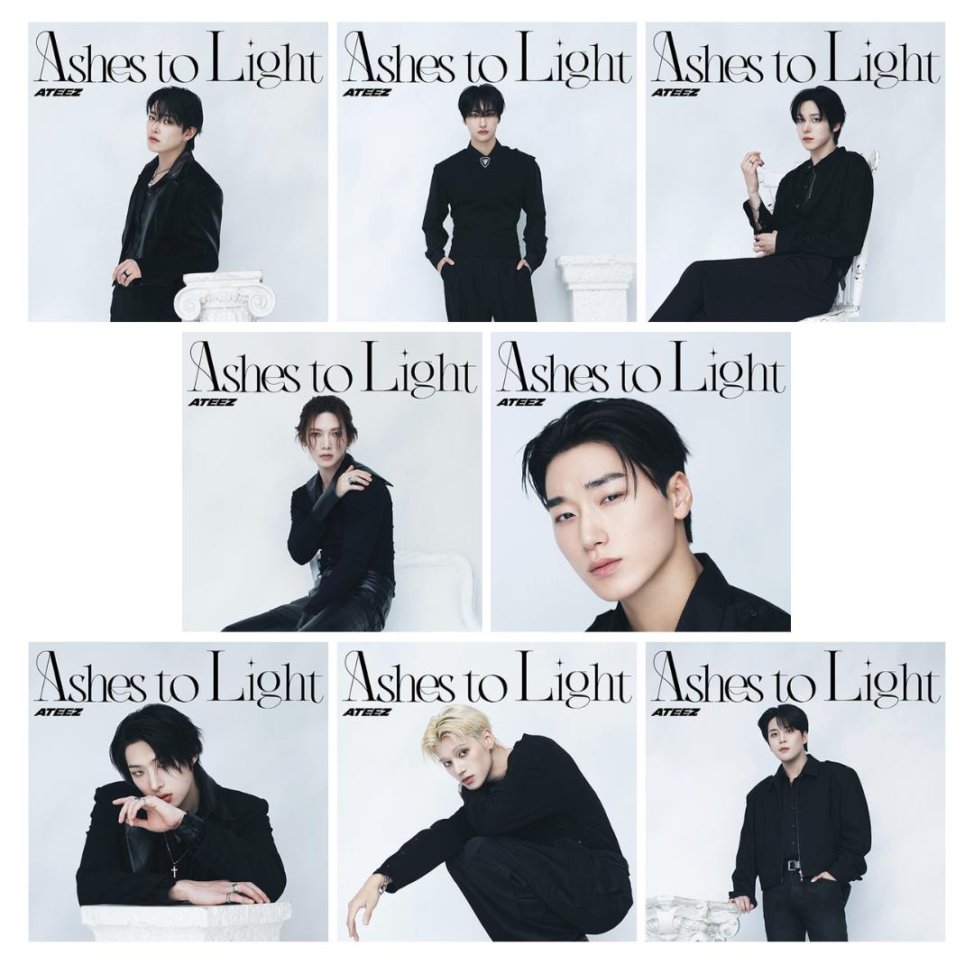 ATEEZ - JAPAN 2nd Album Ashes to Light (Member Solo Edition) ATEEZ  DKshop