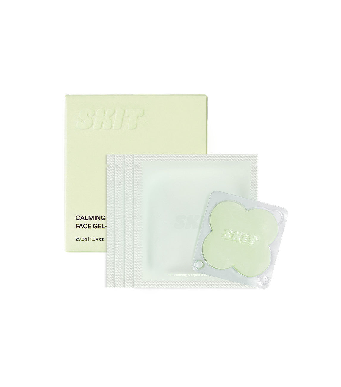 [SKIT] Clover Calming & Repair Face Gel Patch (4 Pairs) SKIT  DKshop