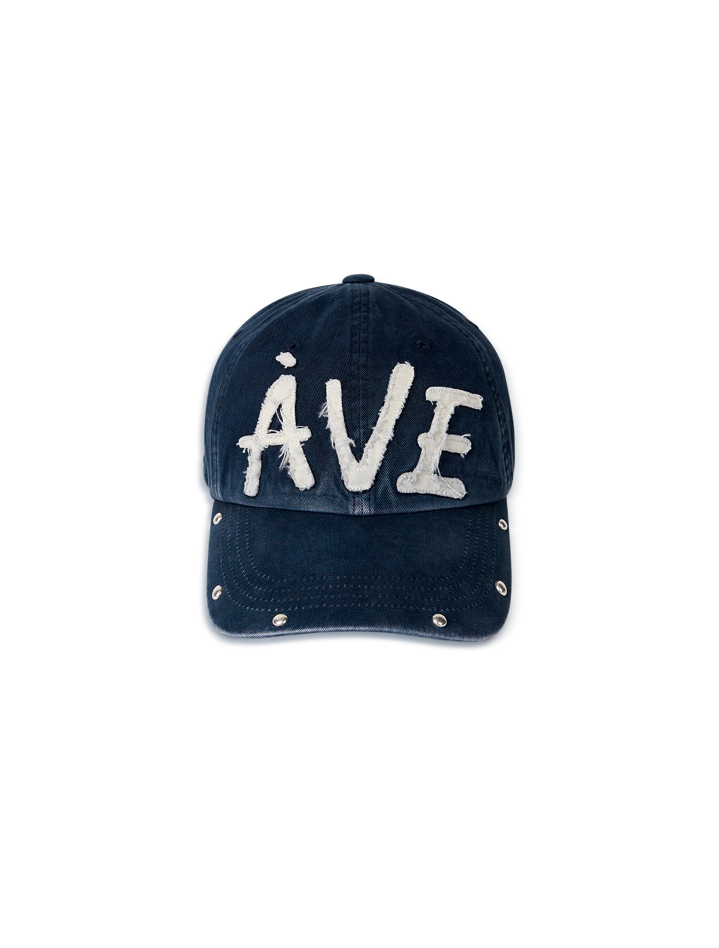 Avie muah Applique Vintage Rivet Ballcap Avie muah  DKshop