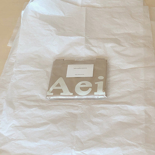Aeiou Logo Bag (Cotton 100%) Soybean milk Aeiou  DKshop