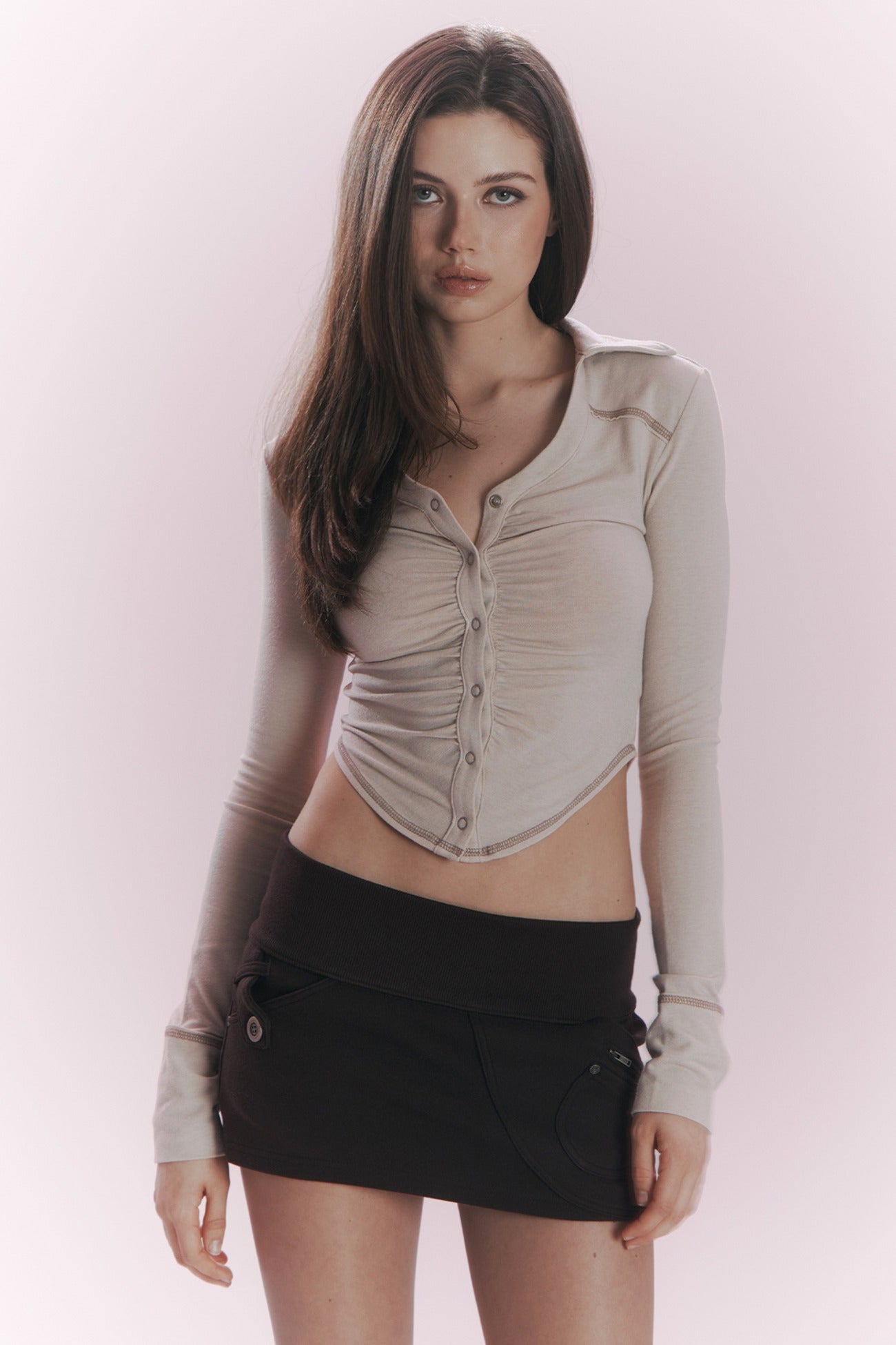 PLEASENOFOLLOW Karena Side Pocket Mini Skirt (aespa Karina WEAR) PLEASENOFOLLOW  DKshop