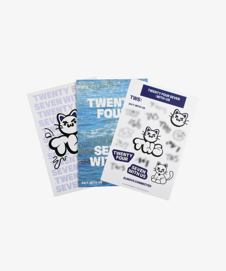 TWS - POSTCARD & STICKER PACK Ver.1 | DKshop