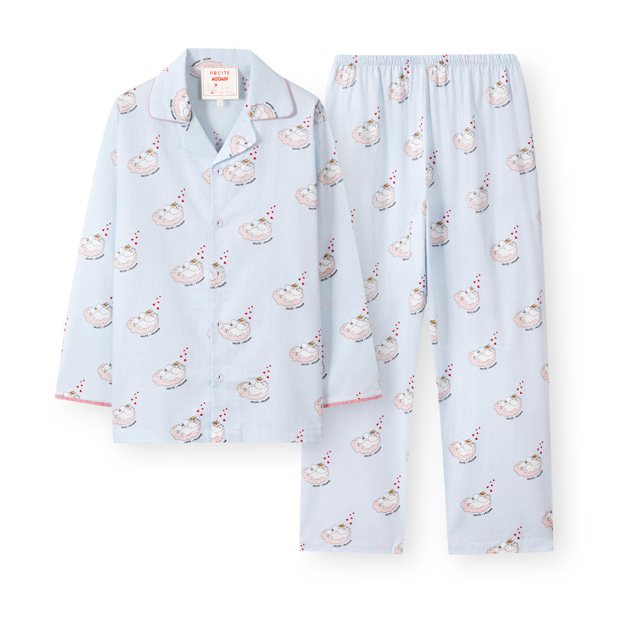 ORSITÉ F012 COTTON CANDY MOOMIN PAJAMA SET (Hearts2Hearts Wear) ORSITÉ  DKshop