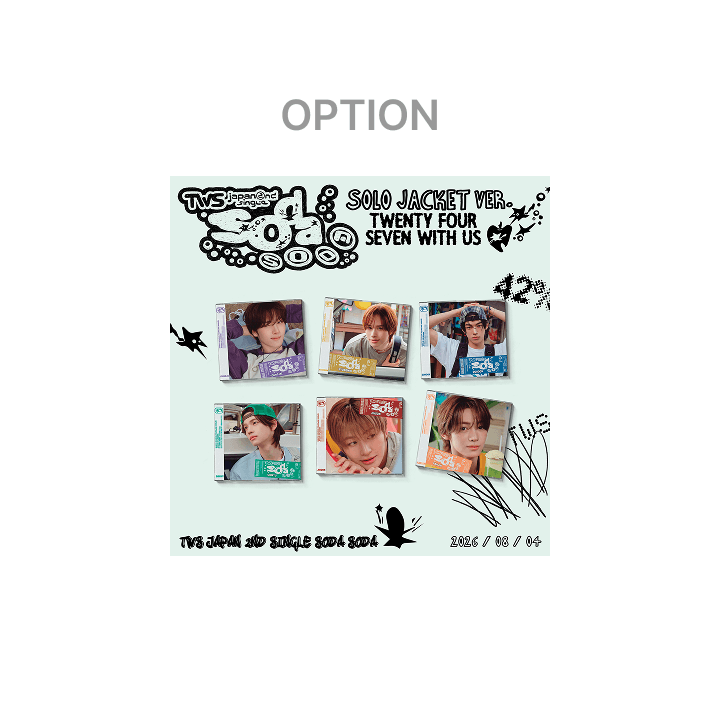 [PRE-ORDER] TWS - Japan 2nd Single Album SODA SODA (SOLO JACKET VER.) TWS  DKshop
