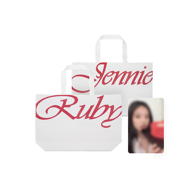 [PRE-ORDER] JENNIE - [Ruby] Reusable Bag (+Photocard)