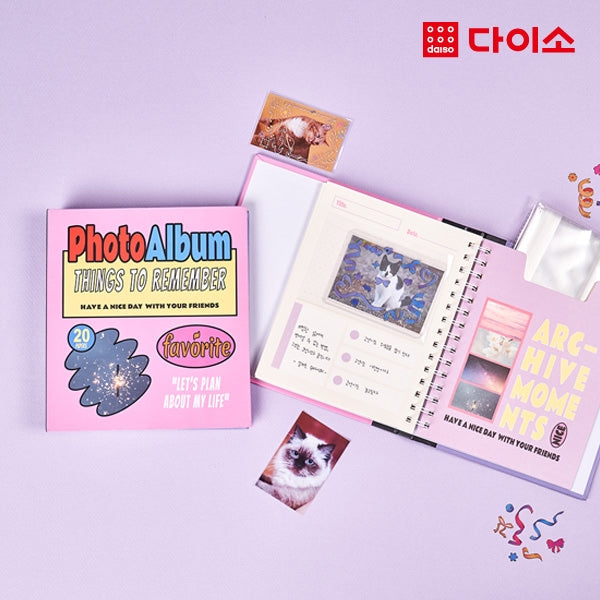 DAISO DIY PHOTOBOOK