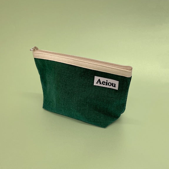 Aeiou Basic Pouch (L size) Rainy Forest Aeiou  DKshop