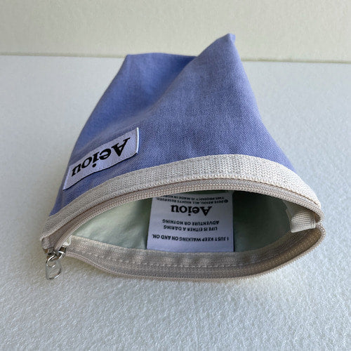 Aeiou Basic Pouch (M size) Blueberry Aeiou  DKshop