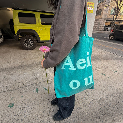 Aeiou Logo Bag (Cotton 100%) Dinosaur Aeiou  DKshop