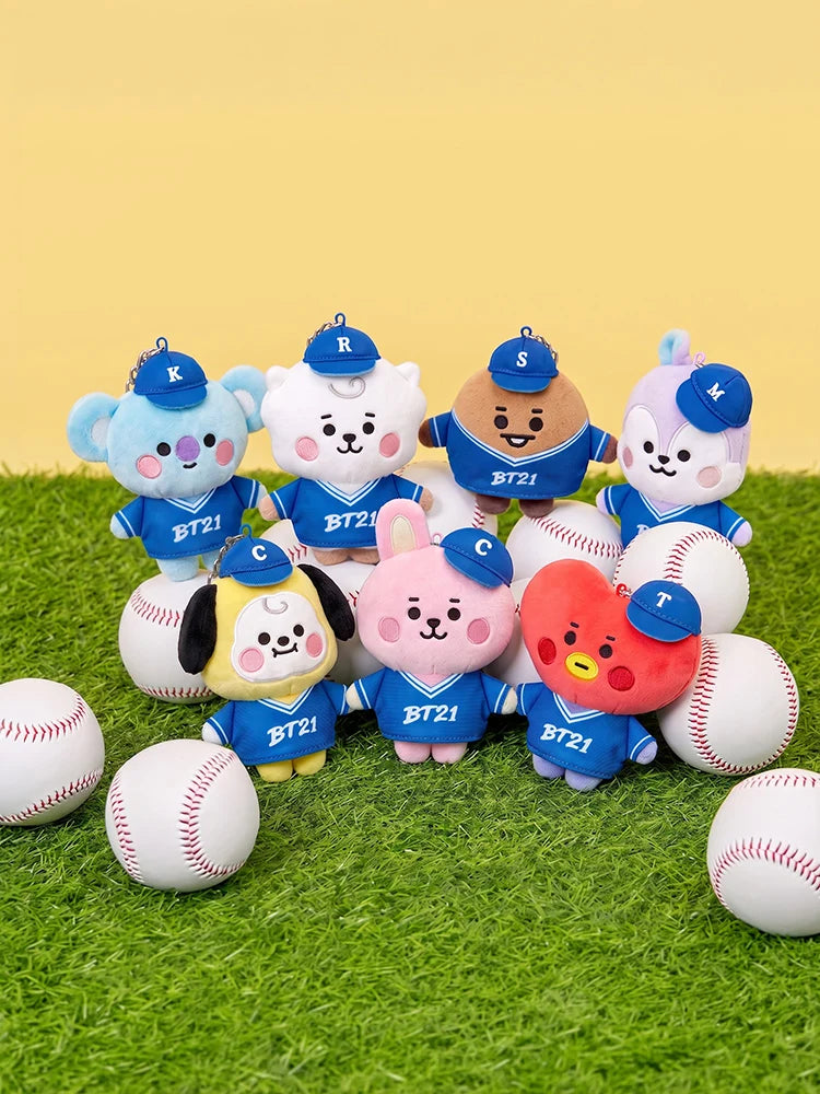 BT21 BASEBALL FINGER PLUSH KEYRING BT21  DKshop