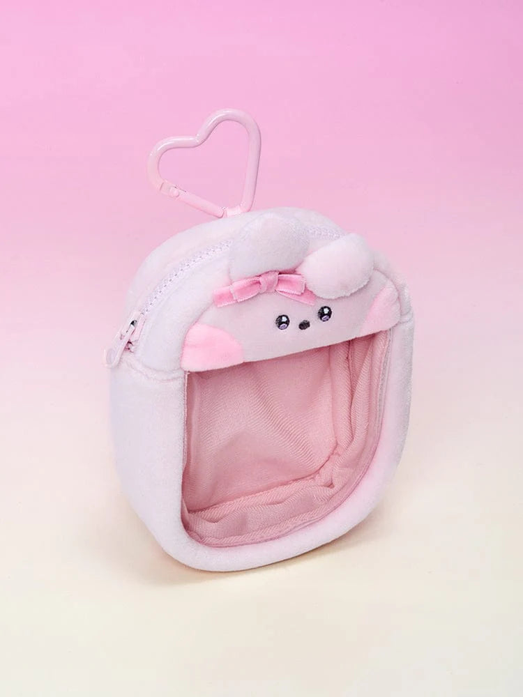 BT21 RIBBONED U minini CLEAR BAG CHARM POUCH BT21  DKshop