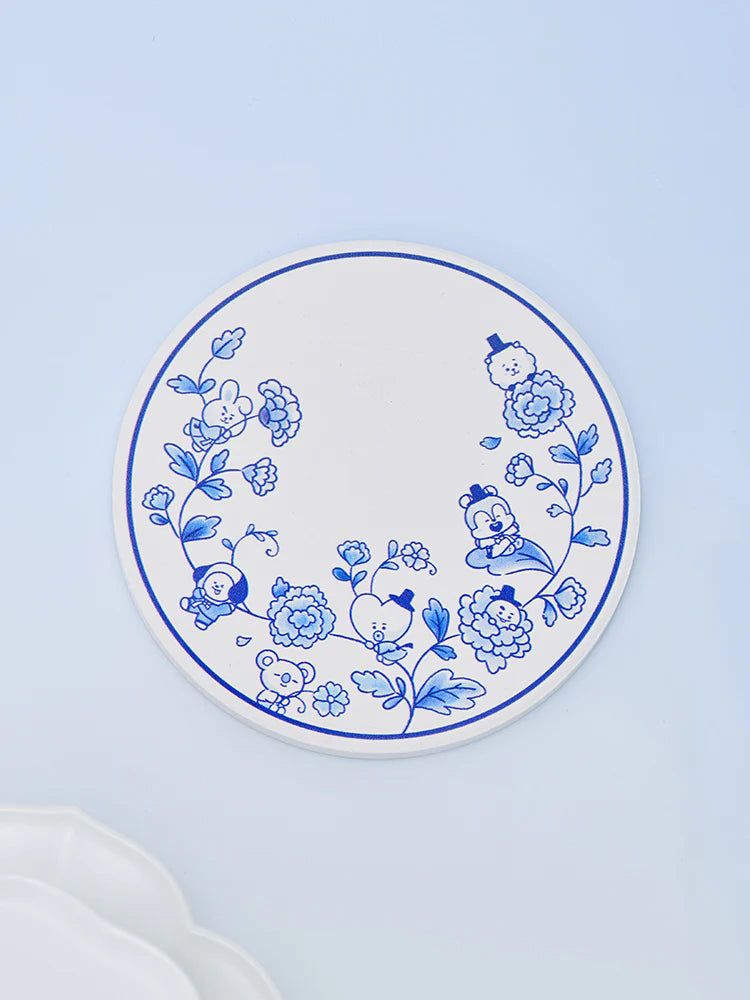BT21 CERAMIC COASTER K-HANGARI BT21  DKshop