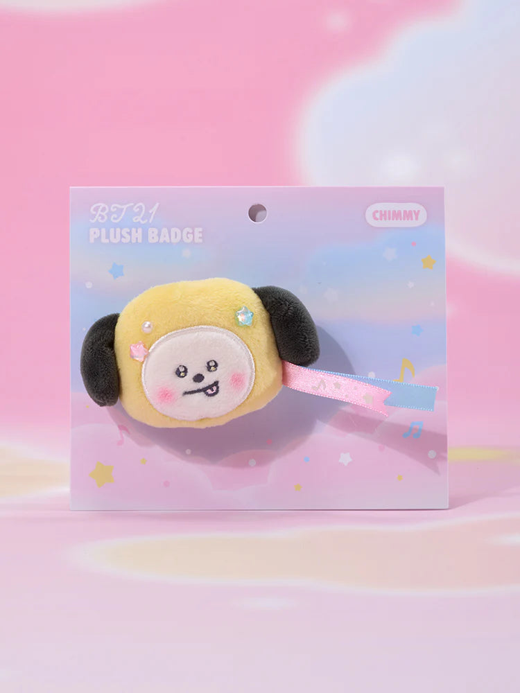 BT21 BEYOND THE JOURNEY PLUSH BADGE BT21  DKshop