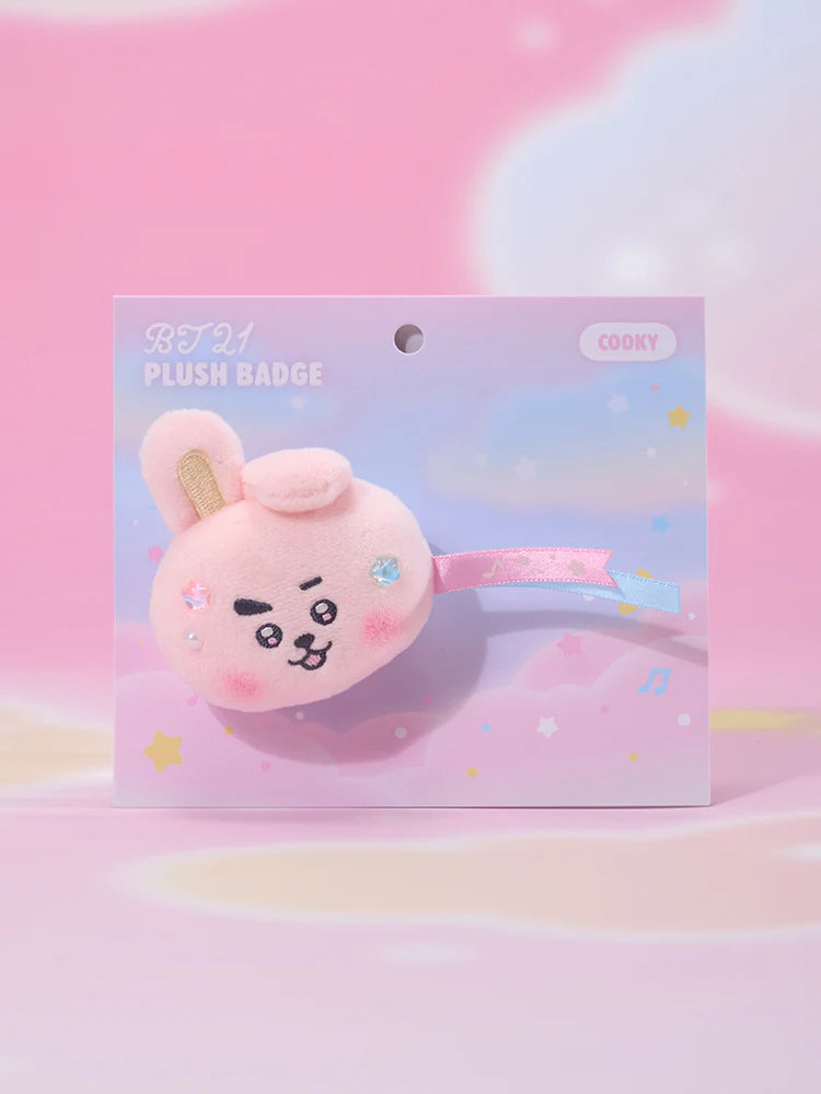 BT21 BEYOND THE JOURNEY PLUSH BADGE BT21  DKshop
