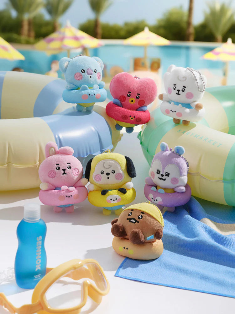 BT21 Baby Plush Keyring Splash Edition