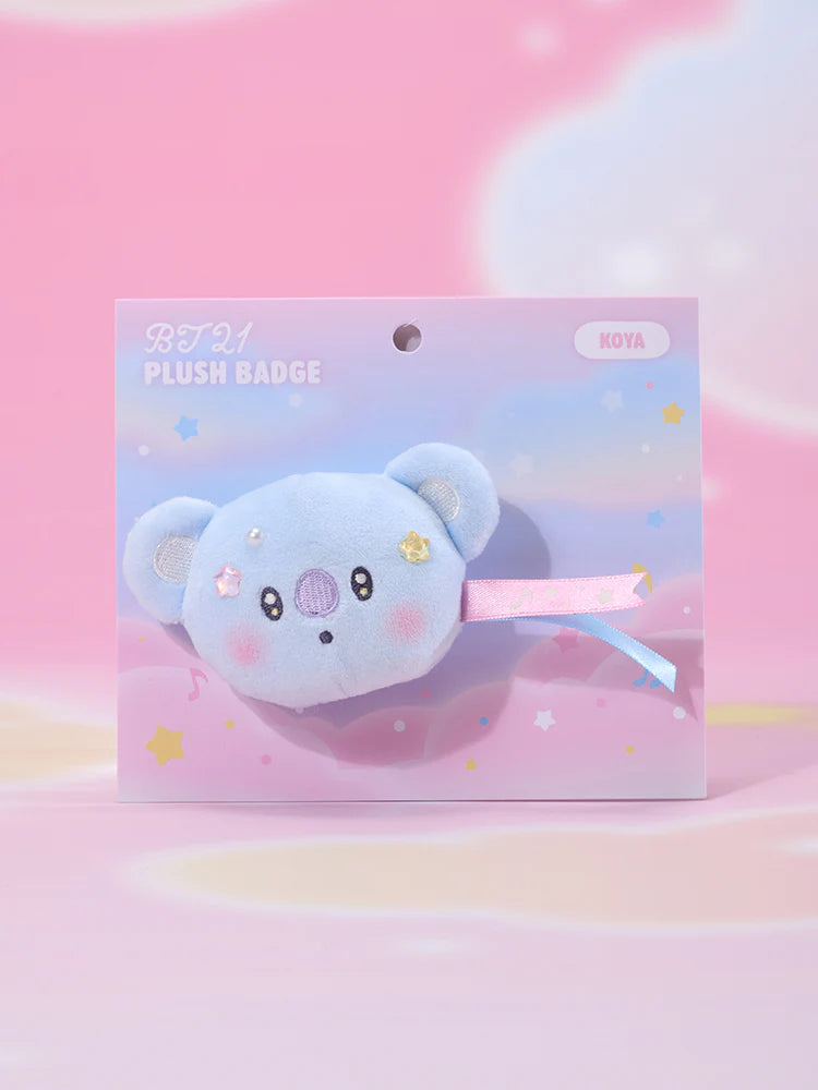 BT21 BEYOND THE JOURNEY PLUSH BADGE BT21  DKshop