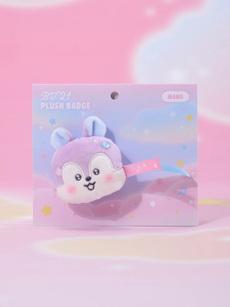 BT21 BEYOND THE JOURNEY PLUSH BADGE BT21  DKshop
