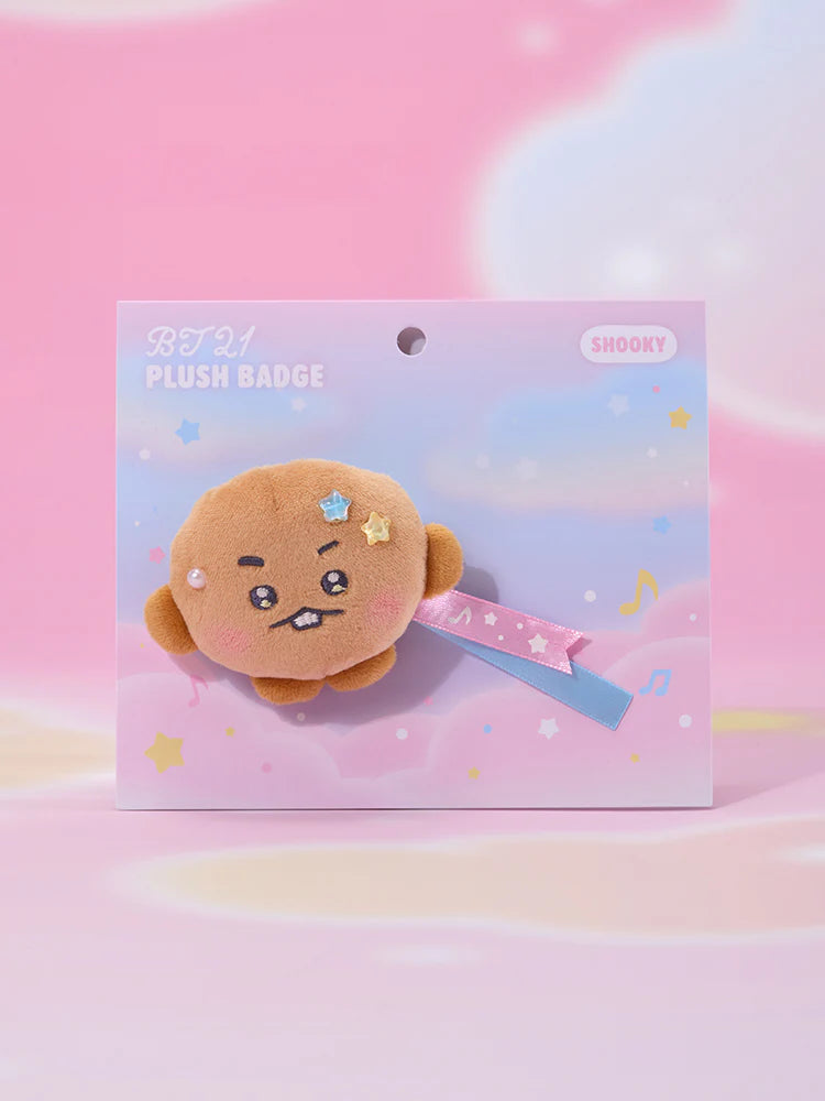 BT21 BEYOND THE JOURNEY PLUSH BADGE BT21  DKshop