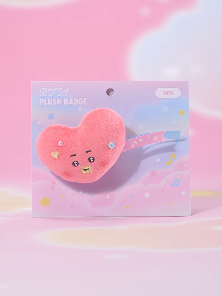 BT21 BEYOND THE JOURNEY PLUSH BADGE BT21  DKshop
