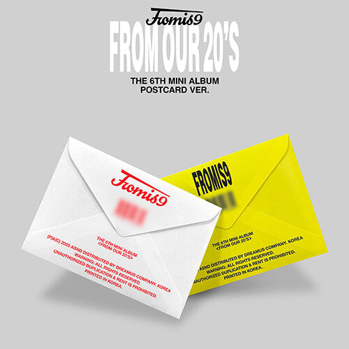 [PRE-ORDER] fromis_9 - 6th Mini Album From Our 20's (Postcard Ver.) (Random Ver.) fromis_9  DKshop