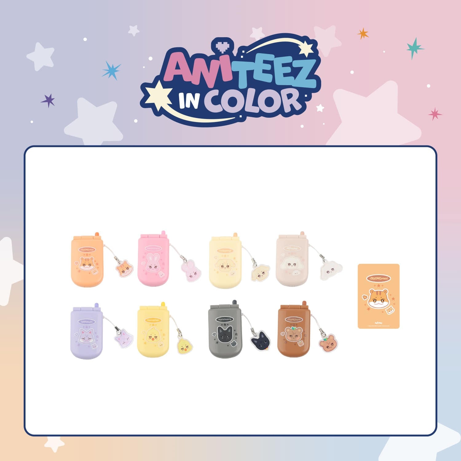 [PRE-ORDER] ATEEZ - [ANITEEZ IN COLOR] MINIATURE PHONE SET ATEEZ  DKshop