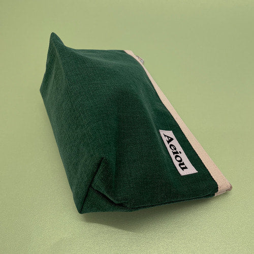 Aeiou Basic Pouch (L size) Rainy Forest Aeiou  DKshop