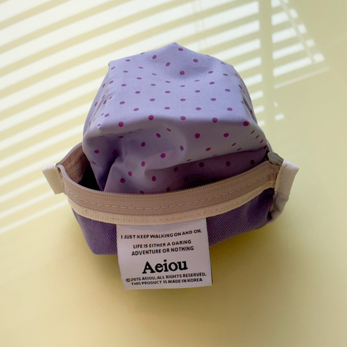 Aeiou Basic Pouch (M size) Podo Juice Dot Aeiou  DKshop